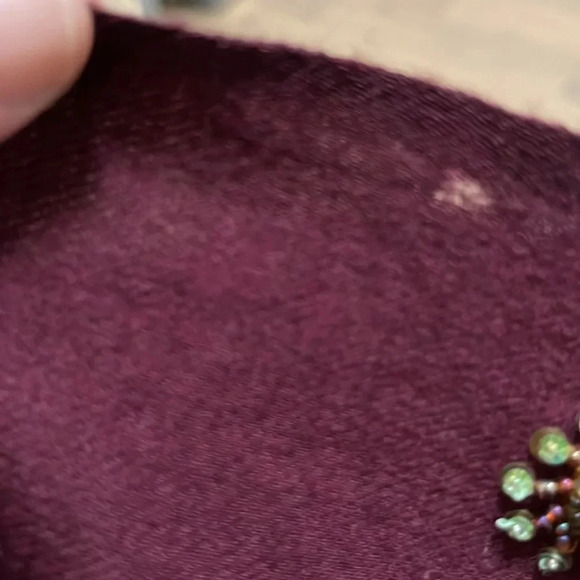 Bayaa Hand Beaded Scarf/head scarf length 69” and width 14.75” - Picture 8 of 8